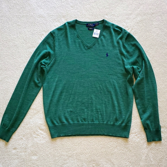NWT Polo Ralph Lauren Merino Sweater - Picture 1 of 4